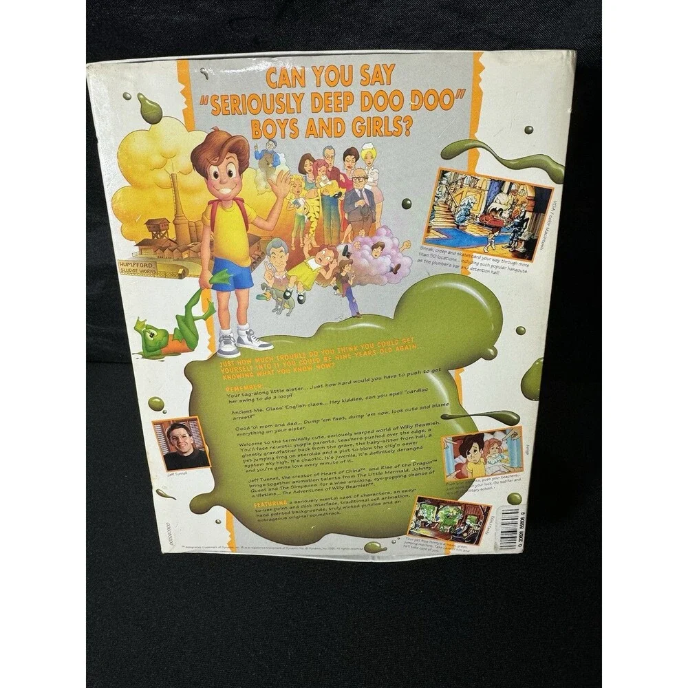 The Adventures of Willy Beamish rare Floppy Dynamix Sierra family